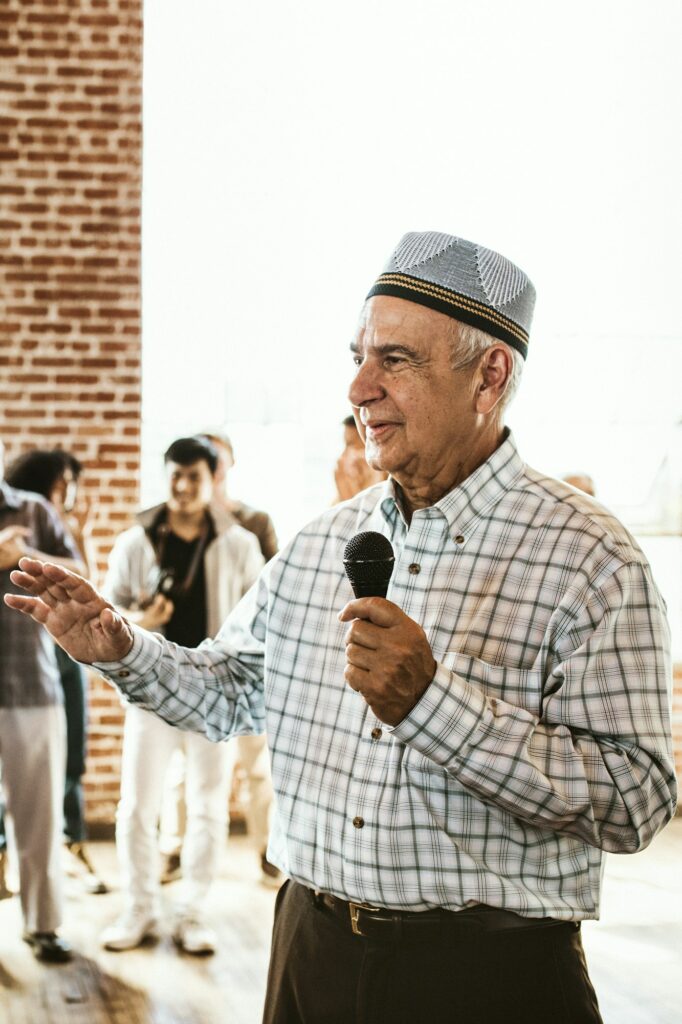 Group of people participating in a seminar