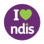 I love NDIS Logo